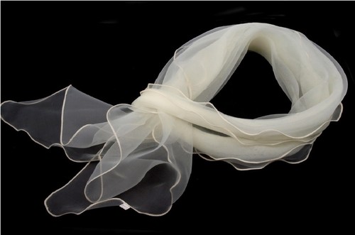 Stola bordo weiss - ivory, 70