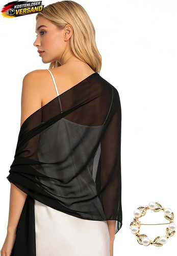 Chiffon stola für - chiffon, abendkleid