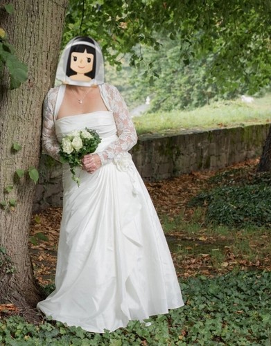 Brautkleid ivory mit - brautkleid,